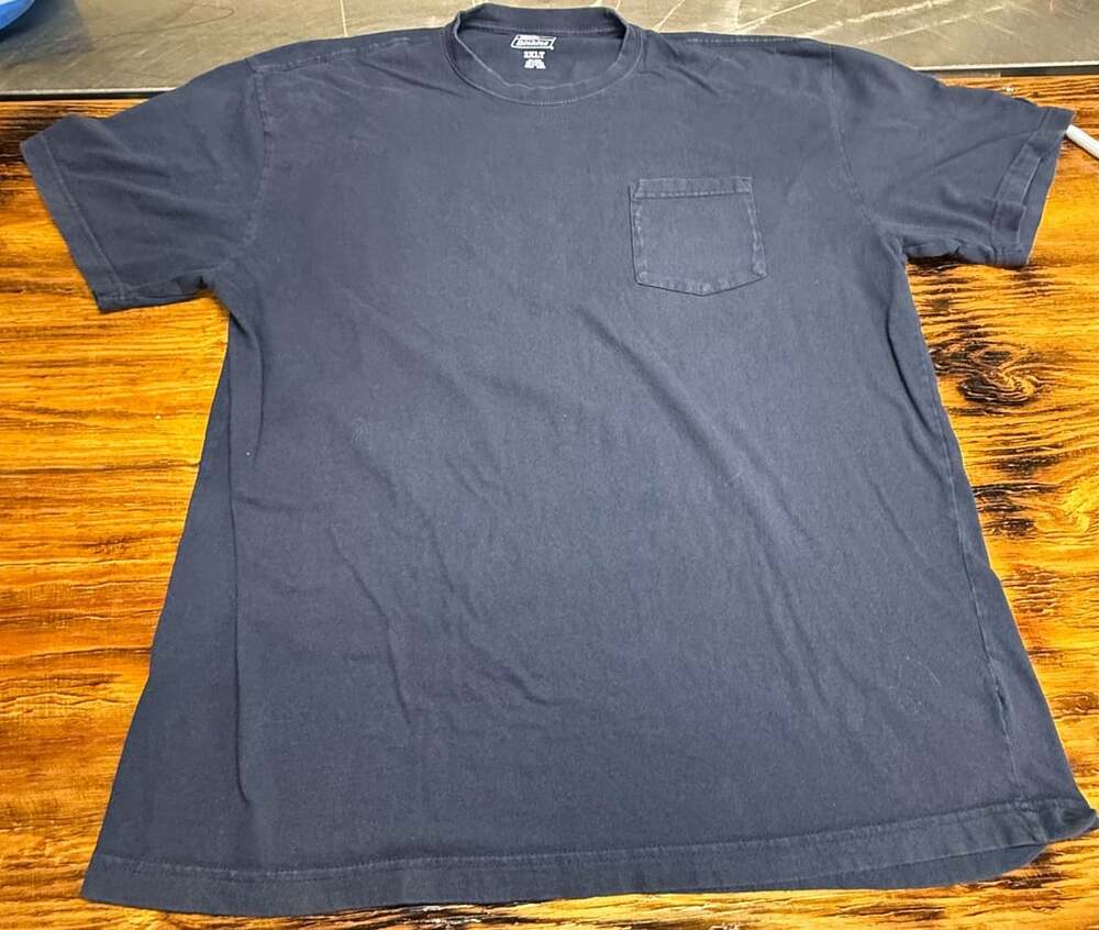 Genuine Dickies Pocket T-Shirt Size 2XLT Blue Cotton